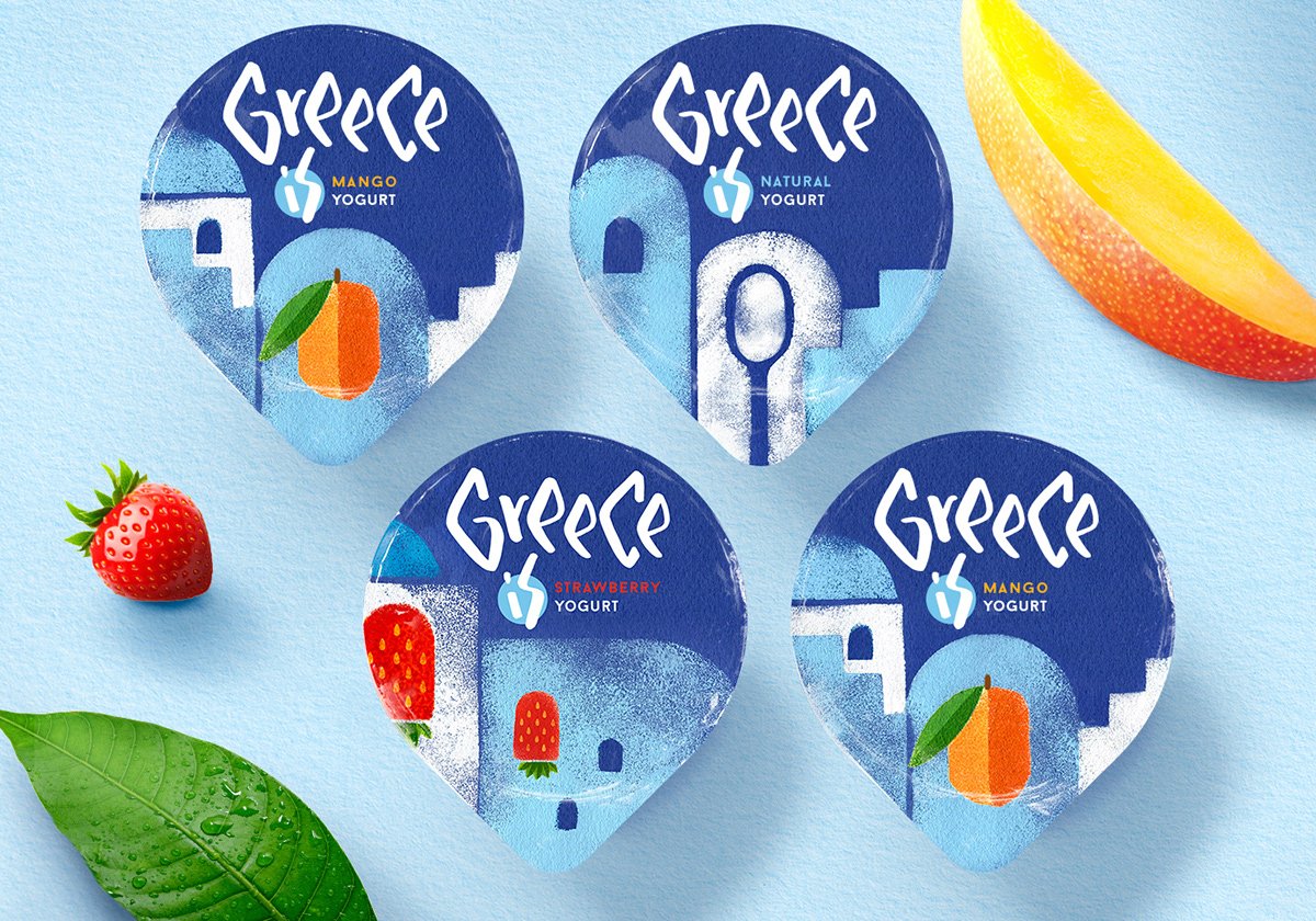 希臘酸奶品牌vi設(shè)計欣賞，食品vi設(shè)計，食品品牌視覺形象設(shè)計，酸奶品牌vi設(shè)計，食品包裝設(shè)計，深圳vi設(shè)計，深圳品牌視覺形象設(shè)計，左右格局