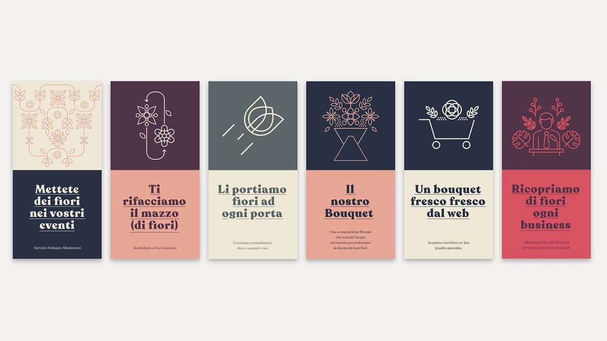 精品花店 Florafl&ograve; 品牌vi識(shí)別及圖標(biāo)設(shè)計(jì)案例，vi設(shè)計(jì)，品牌vi設(shè)計(jì)，精品花店vi設(shè)計(jì)，圖標(biāo)設(shè)計(jì)，品牌vi識(shí)別，深圳品牌策劃，深圳vi設(shè)計(jì)，左右格局