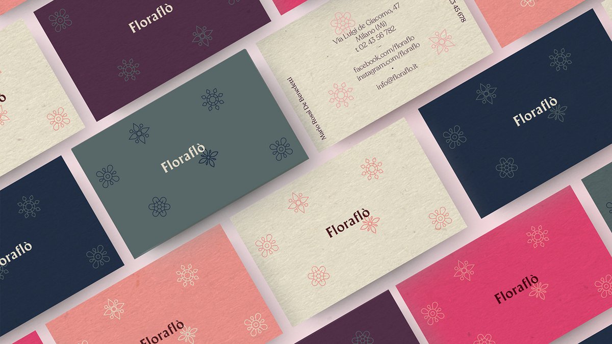 精品花店 Florafl&ograve; 品牌vi識(shí)別及圖標(biāo)設(shè)計(jì)案例，vi設(shè)計(jì)，品牌vi設(shè)計(jì)，精品花店vi設(shè)計(jì)，圖標(biāo)設(shè)計(jì)，品牌vi識(shí)別，深圳品牌策劃，深圳vi設(shè)計(jì)，左右格局