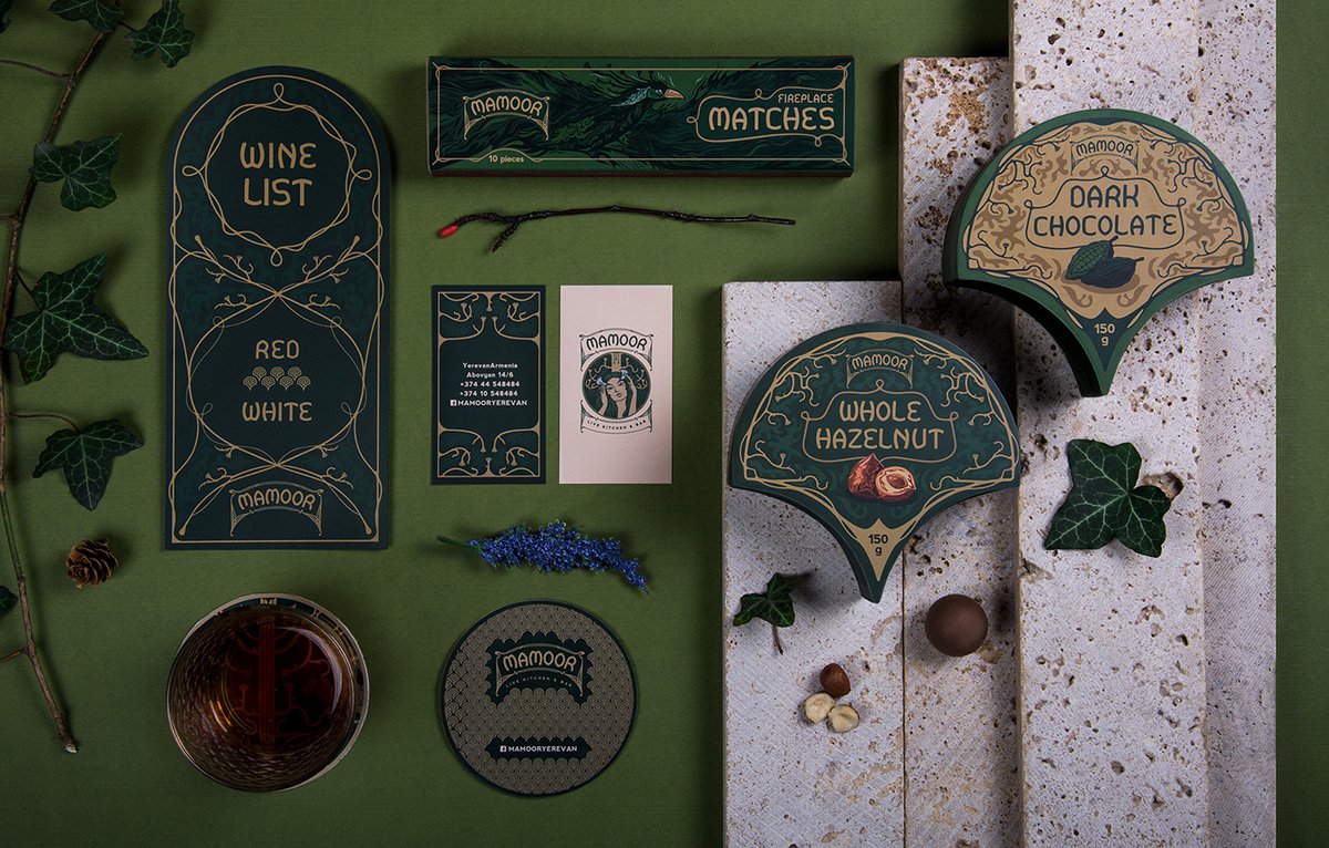 MAMOOR餐廳品牌vi設計&mdash;&mdash;巧克力包裝盒的vi視覺標識，vi設計，餐飲vi設計，餐飲品牌vi設計，快消品vi設計，品牌標識vi設計，品牌vi設計，品牌策劃，深圳vi設計，左右格局