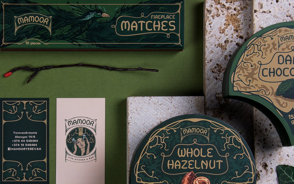 MAMOOR餐廳品牌vi設計&mdash;&mdash;巧克力包裝盒的vi視覺標識，vi設計，餐飲vi設計，餐飲品牌vi設計，快消品vi設計，品牌標識vi設計，品牌vi設計，品牌策劃，深圳vi設計，左右格局