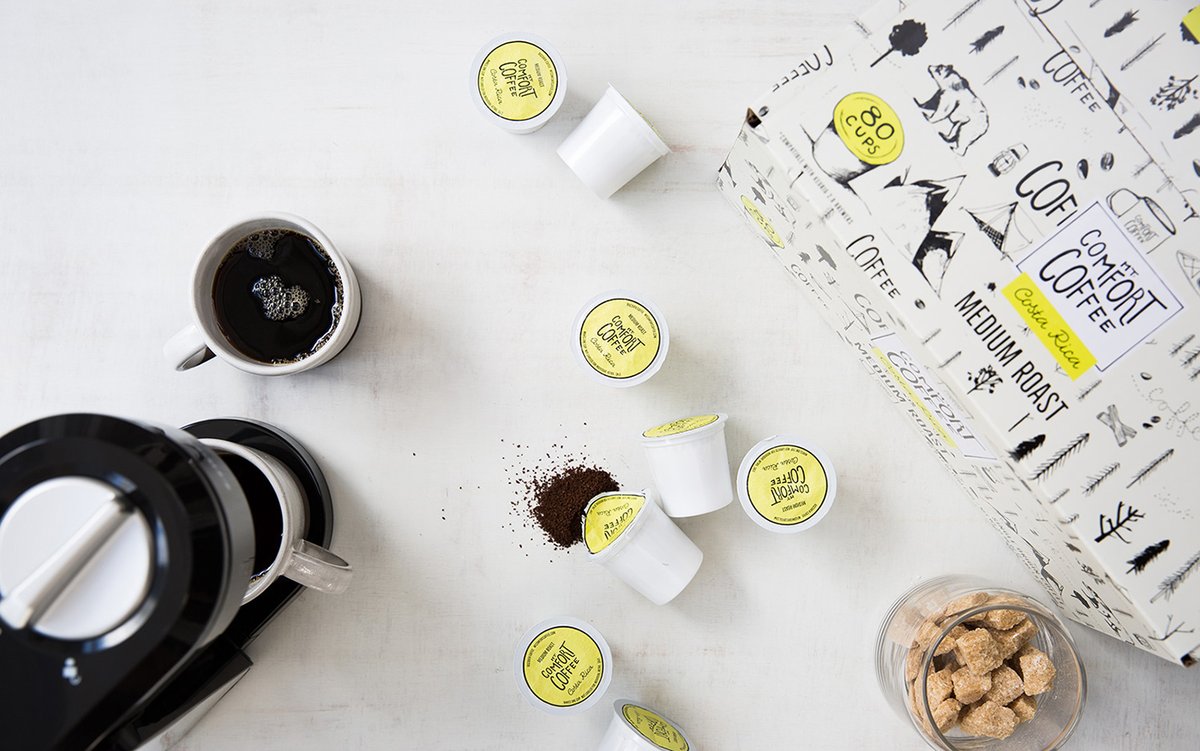 （餐飲）Comfort咖啡品牌vi設計&mdash;&mdash;插圖包裝視覺設計，vi設計，餐飲vi設計，餐飲品牌vi設計，包裝視覺設計，品牌標識vi設計，品牌vi設計，品牌策劃，深圳vi設計，左右格局