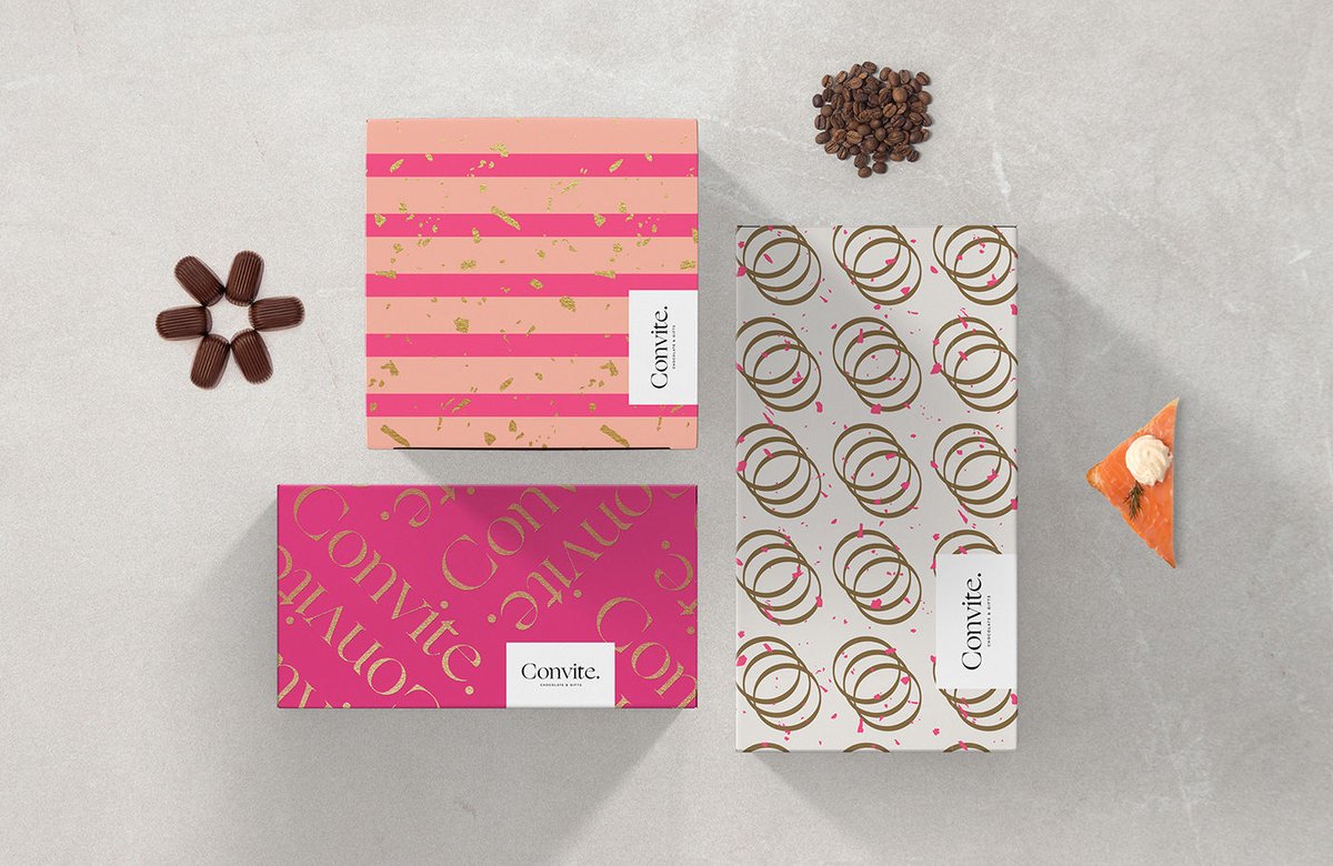 精美禮品店Convite品牌VI設(shè)計&mdash;&mdash;包裝設(shè)計的新身份，vi設(shè)計，品牌vi設(shè)計，精品店vi設(shè)計，包裝設(shè)計，品牌vi識別，深圳品牌策劃，深圳vi設(shè)計，左右格局