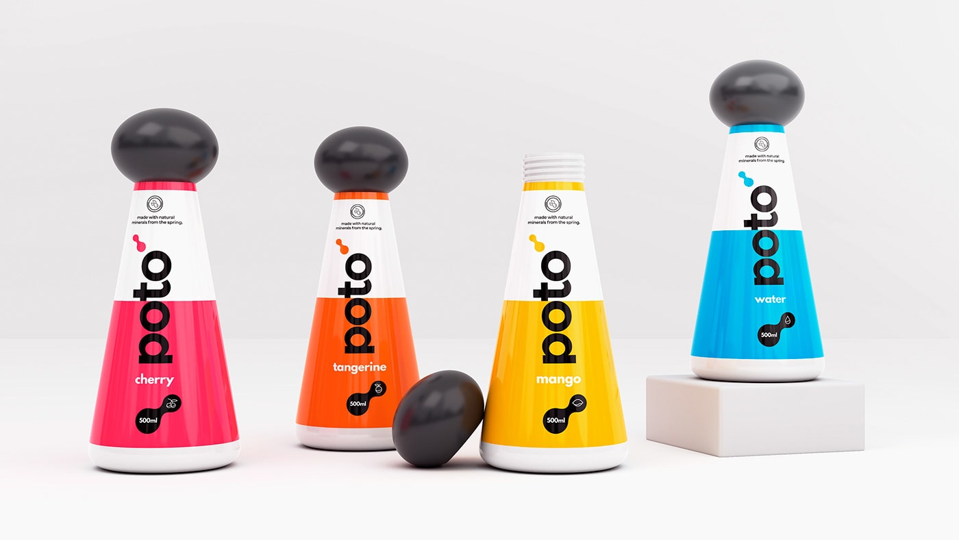 Poto自來水公司品牌VI設(shè)計和包裝設(shè)計案例，企業(yè)VI設(shè)計，品牌形象設(shè)計，包裝設(shè)計，深圳VI設(shè)計，左右格局
