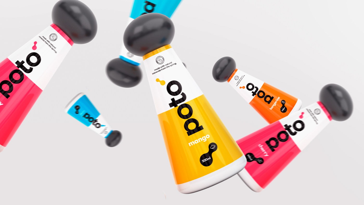 Poto自來水公司品牌VI設(shè)計和包裝設(shè)計案例，企業(yè)VI設(shè)計，品牌形象設(shè)計，包裝設(shè)計，深圳VI設(shè)計，左右格局