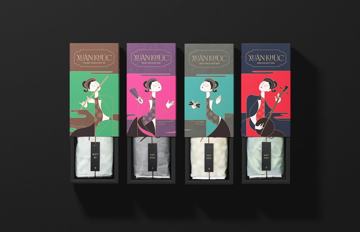 現(xiàn)代越南糖果品牌vi包裝設(shè)計和品牌策劃，食品VI設(shè)計，食品包裝設(shè)計，品牌策劃，深圳VI設(shè)計，左右格局