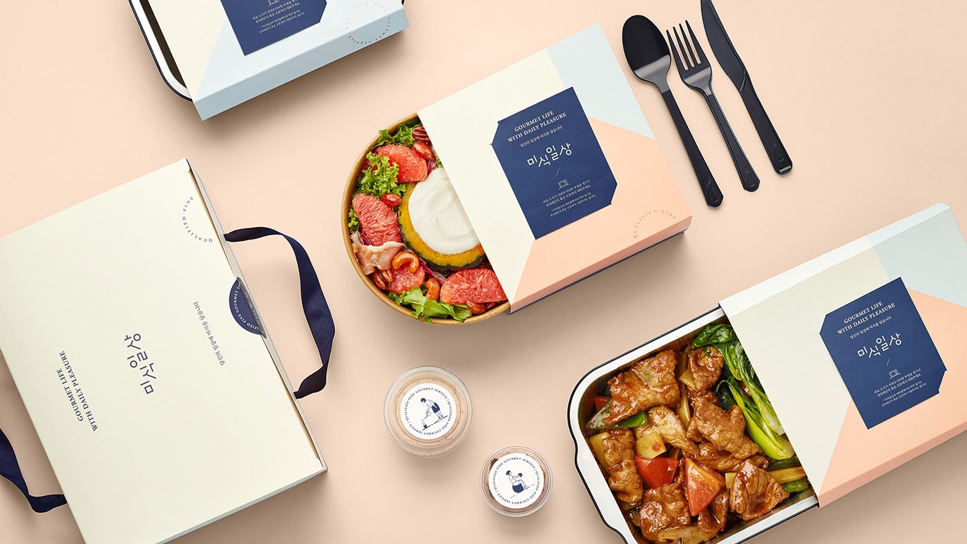 韓國(guó)知名食品零售企業(yè)VI設(shè)計(jì)&mdash;&mdash;時(shí)尚包裝插圖設(shè)計(jì)，企業(yè)VI設(shè)計(jì)，食品VI設(shè)計(jì)，食品包裝設(shè)計(jì)，深圳VI設(shè)計(jì)，左右格局