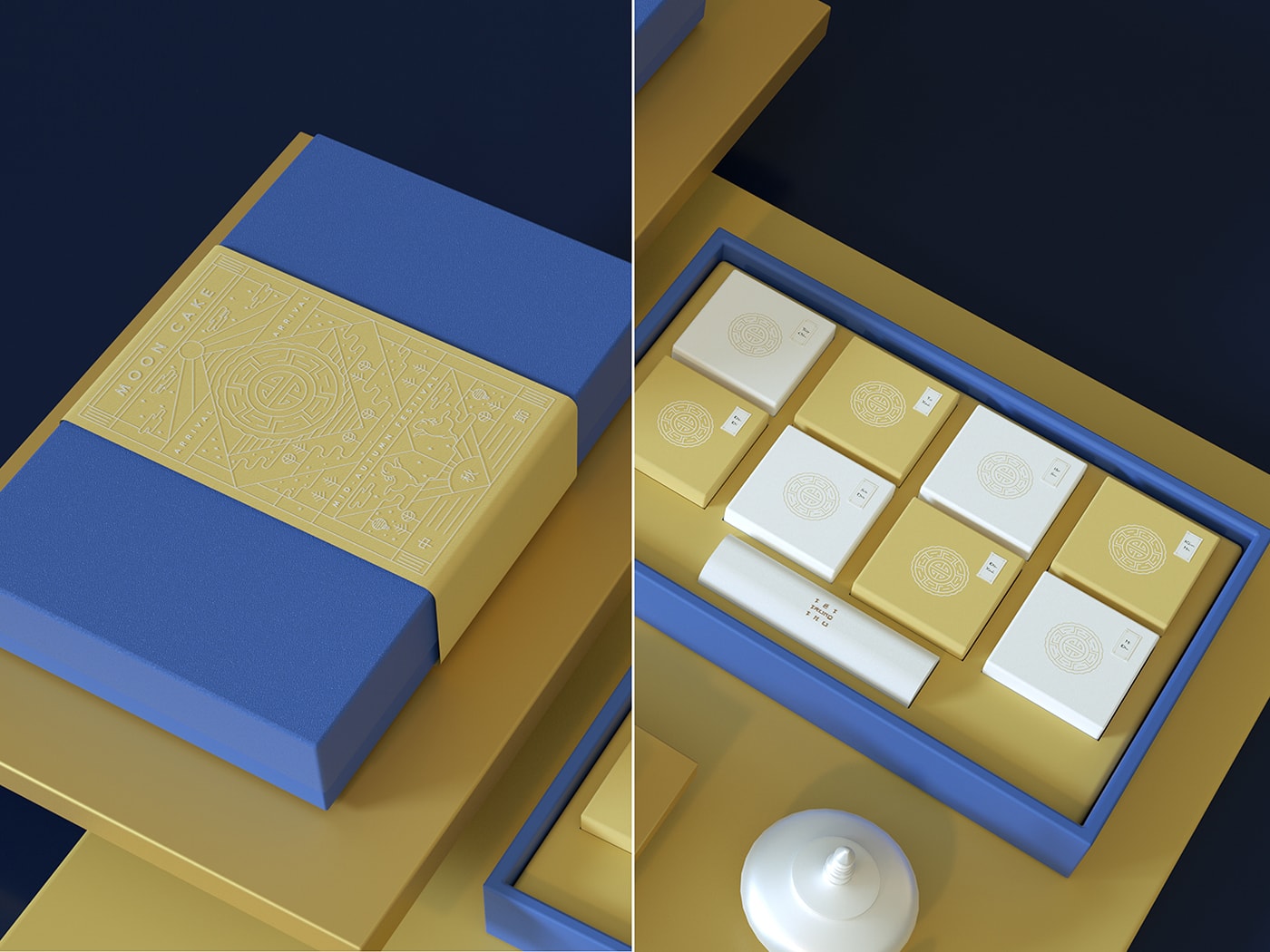 精品越南傳統(tǒng)月餅品牌VI設(shè)計&mdash;&mdash;創(chuàng)意插畫包裝設(shè)計，食品VI設(shè)計，食品包裝設(shè)計，深圳VI設(shè)計，左右格局