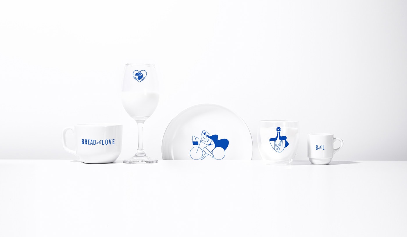 手工面包（食品）品牌VI設(shè)計(jì)和插圖包裝設(shè)計(jì)，食品VI設(shè)計(jì)，食品包裝設(shè)計(jì)，VI形象設(shè)計(jì)，左右格局