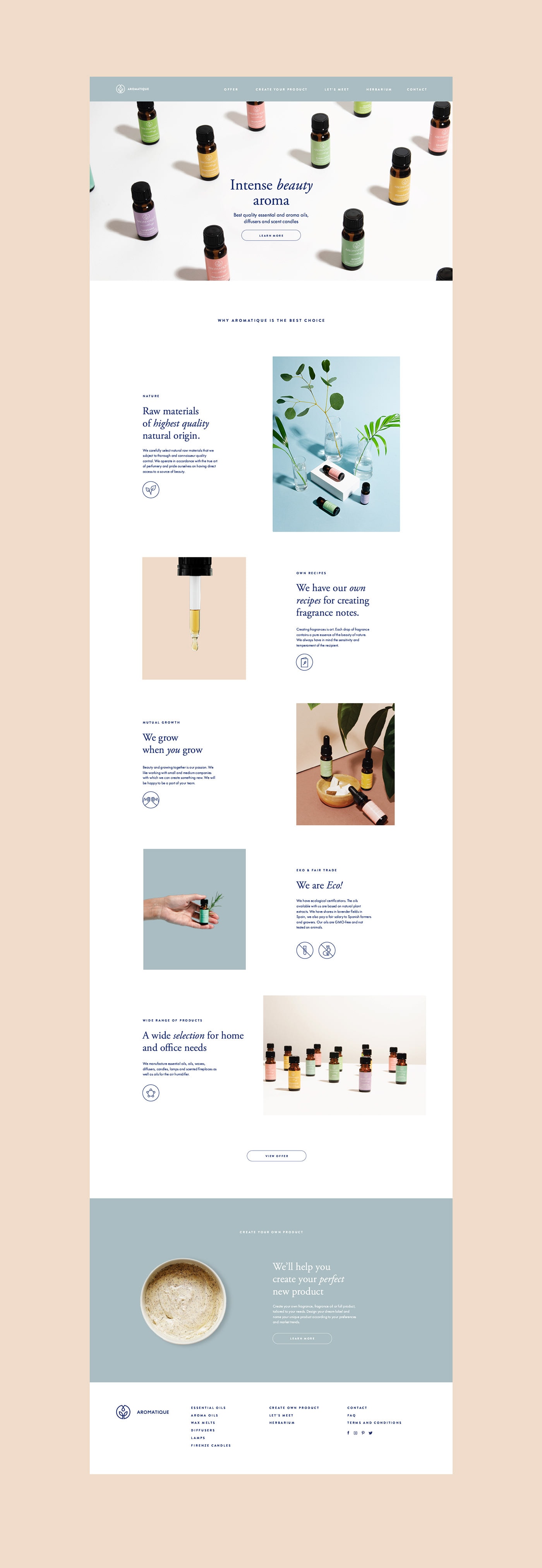 高端天然香薰化妝品品牌包裝VI設(shè)計案例，化妝品VI設(shè)計，品牌包裝設(shè)計，VI形象設(shè)計，高端VI設(shè)計