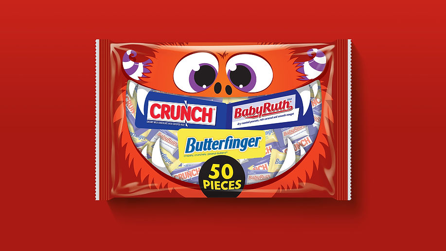 制作怪物家族的包裝設(shè)計(jì)