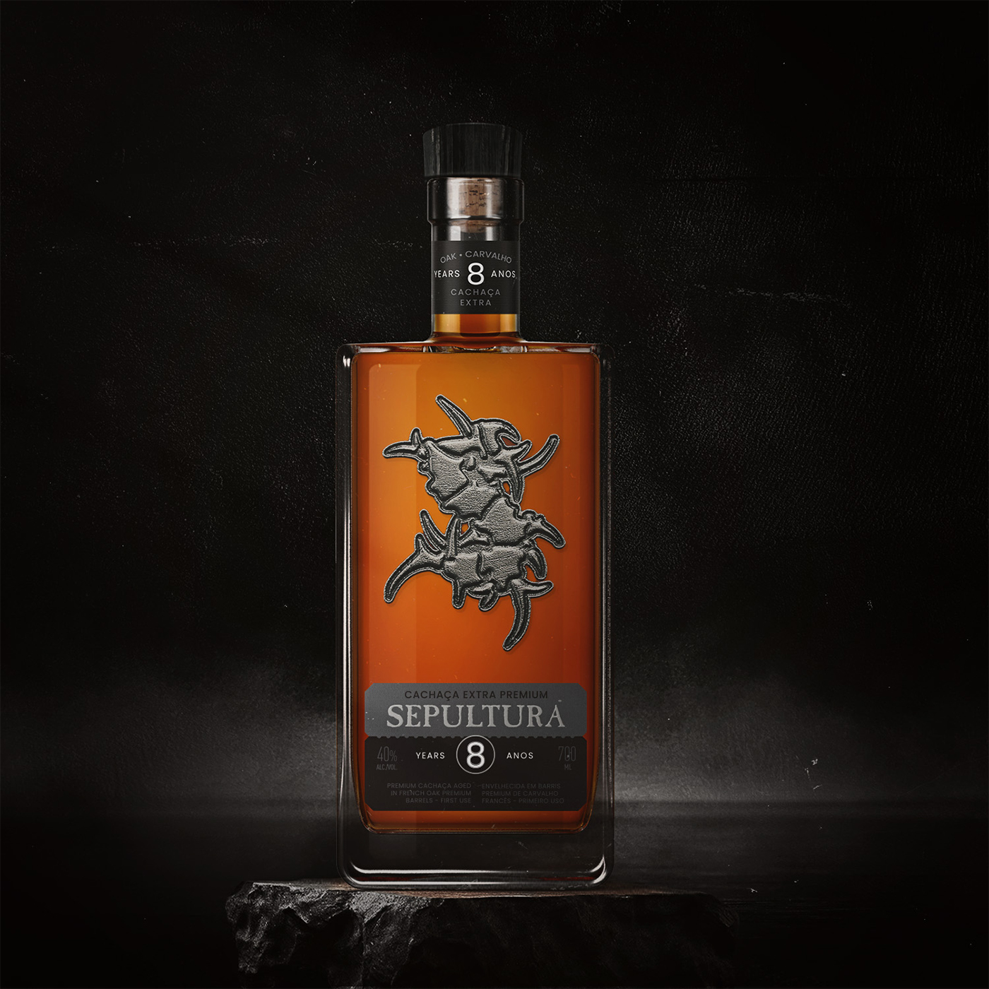 卡查卡塞普爾圖拉的包裝實現(xiàn)了金屬風格的外觀