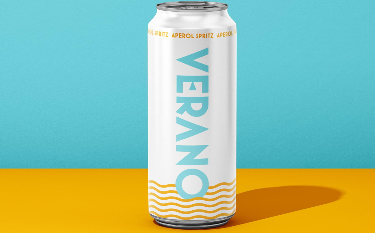 維拉諾&middot;斯普利茨罐裝雞尾酒的包裝設(shè)計