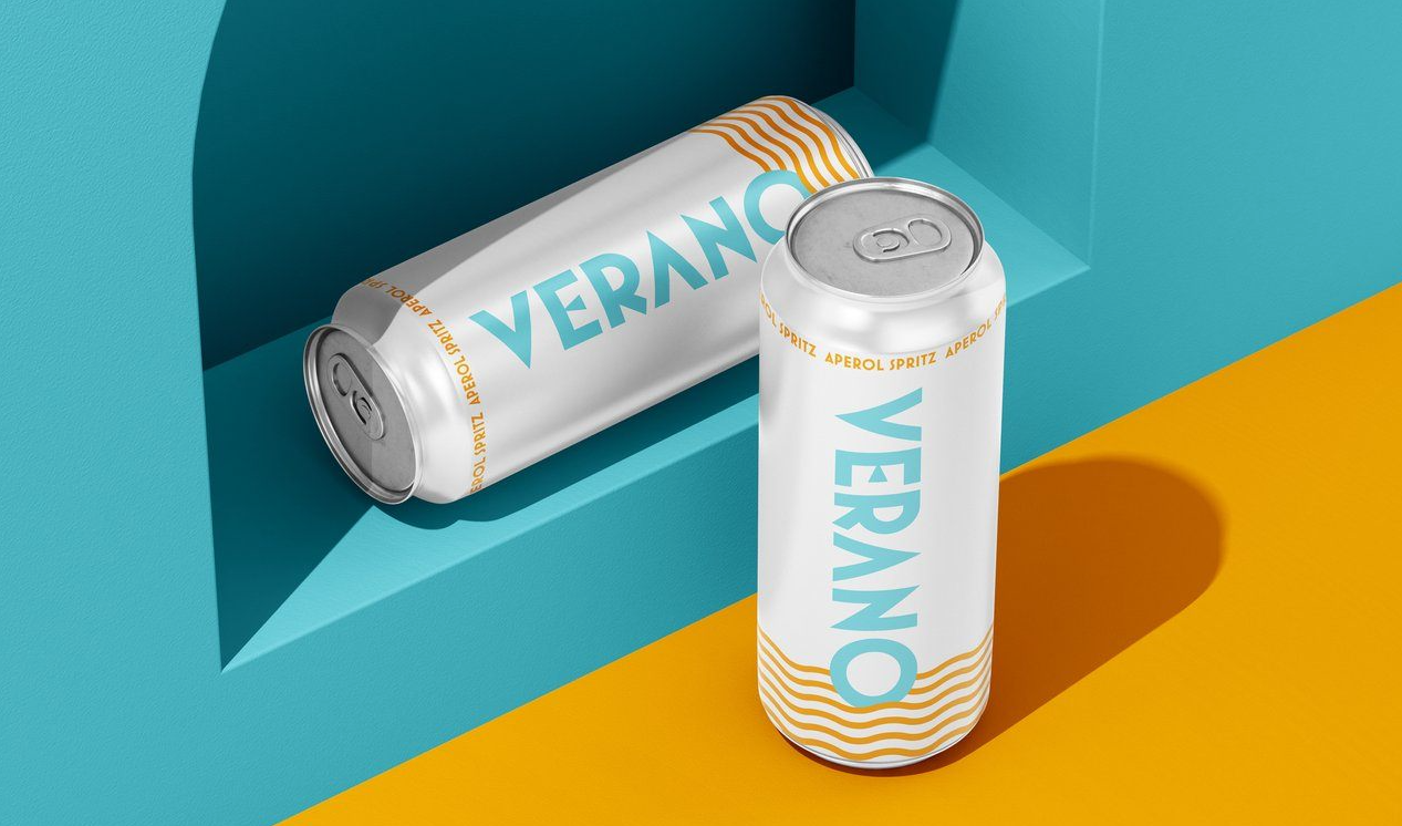 維拉諾&middot;斯普利茨罐裝雞尾酒的包裝設(shè)計