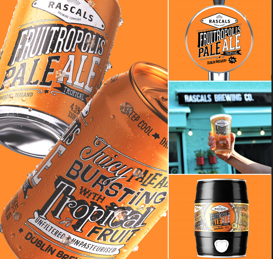 啤酒釀造公司的包裝設計充滿了色彩和想象力 啤酒釀造公司的包裝設計充滿了色彩和想象力