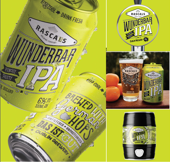 啤酒釀造公司的包裝設計充滿了色彩和想象力 啤酒釀造公司的包裝設計充滿了色彩和想象力