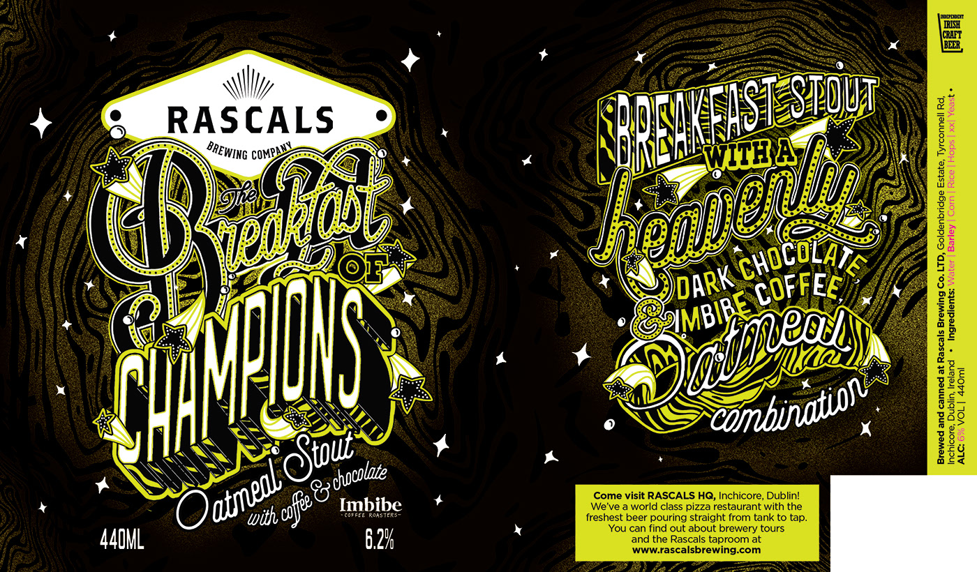 啤酒釀造公司的包裝設計充滿了色彩和想象力 啤酒釀造公司的包裝設計充滿了色彩和想象力