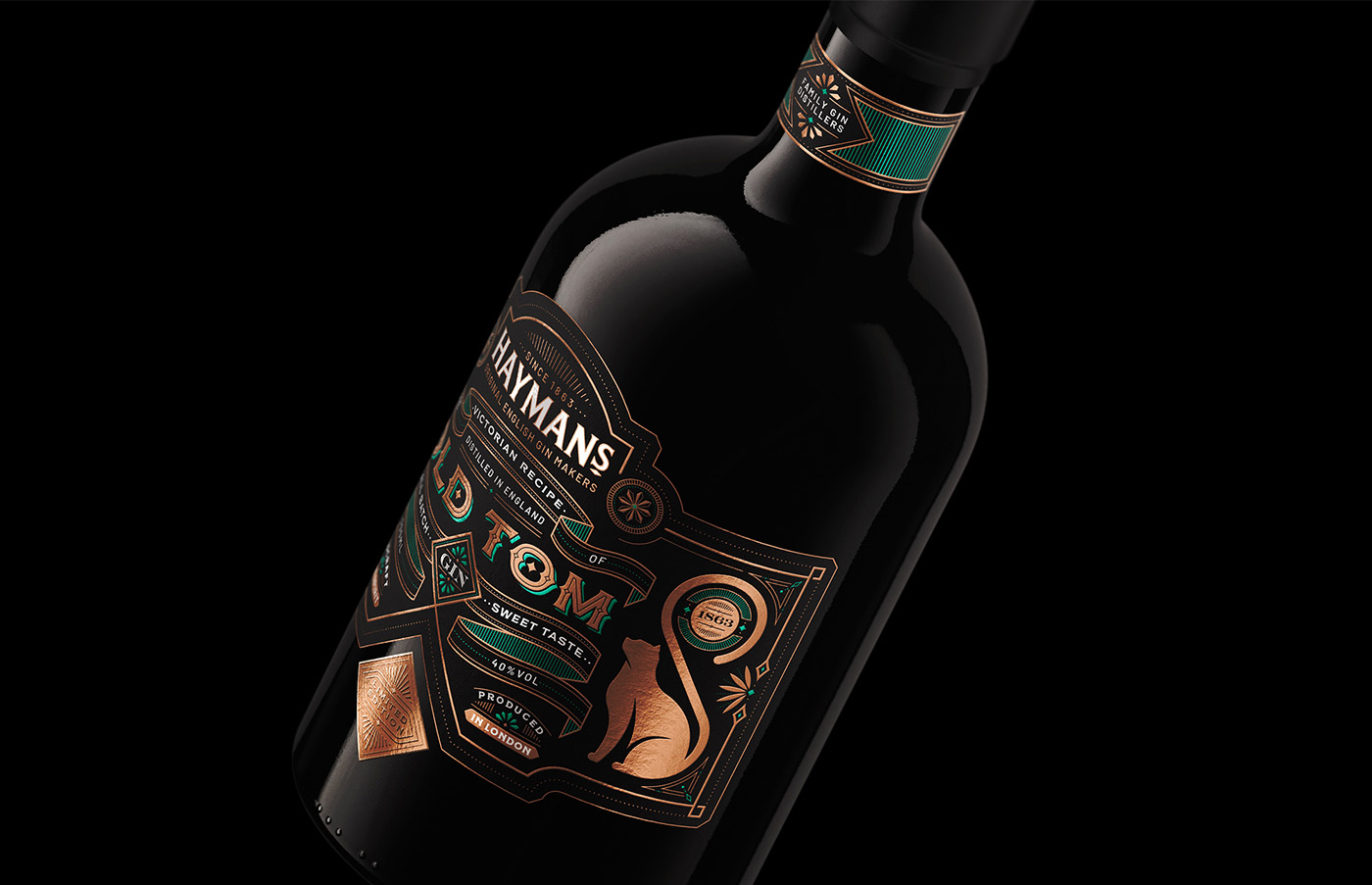 老湯姆&middot;杜松子酒的品牌包裝設(shè)計分享了過去的傳說