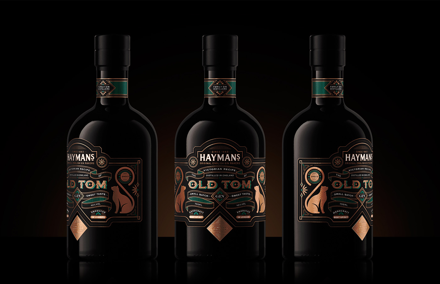 老湯姆&middot;杜松子酒的品牌包裝設(shè)計分享了過去的傳說