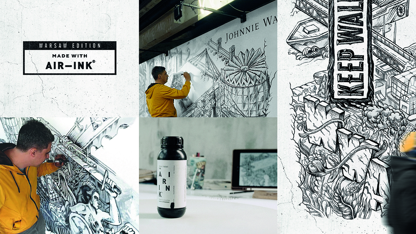 采用當?shù)亟诸^藝術家的獨特品牌包裝設計-具有由空氣污染制成的墨水包裝設計