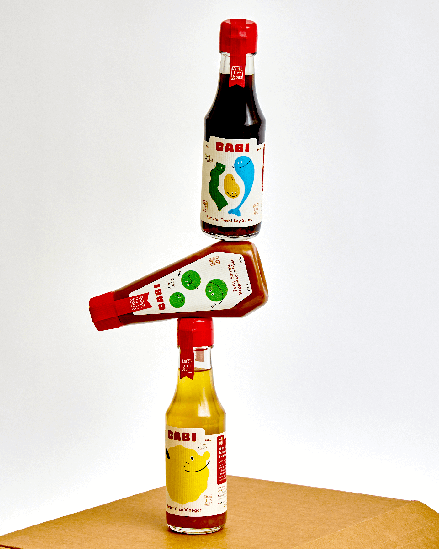 日本調(diào)味品品牌Cabi的品牌包裝設(shè)計希望您回到廚房享受一點樂趣