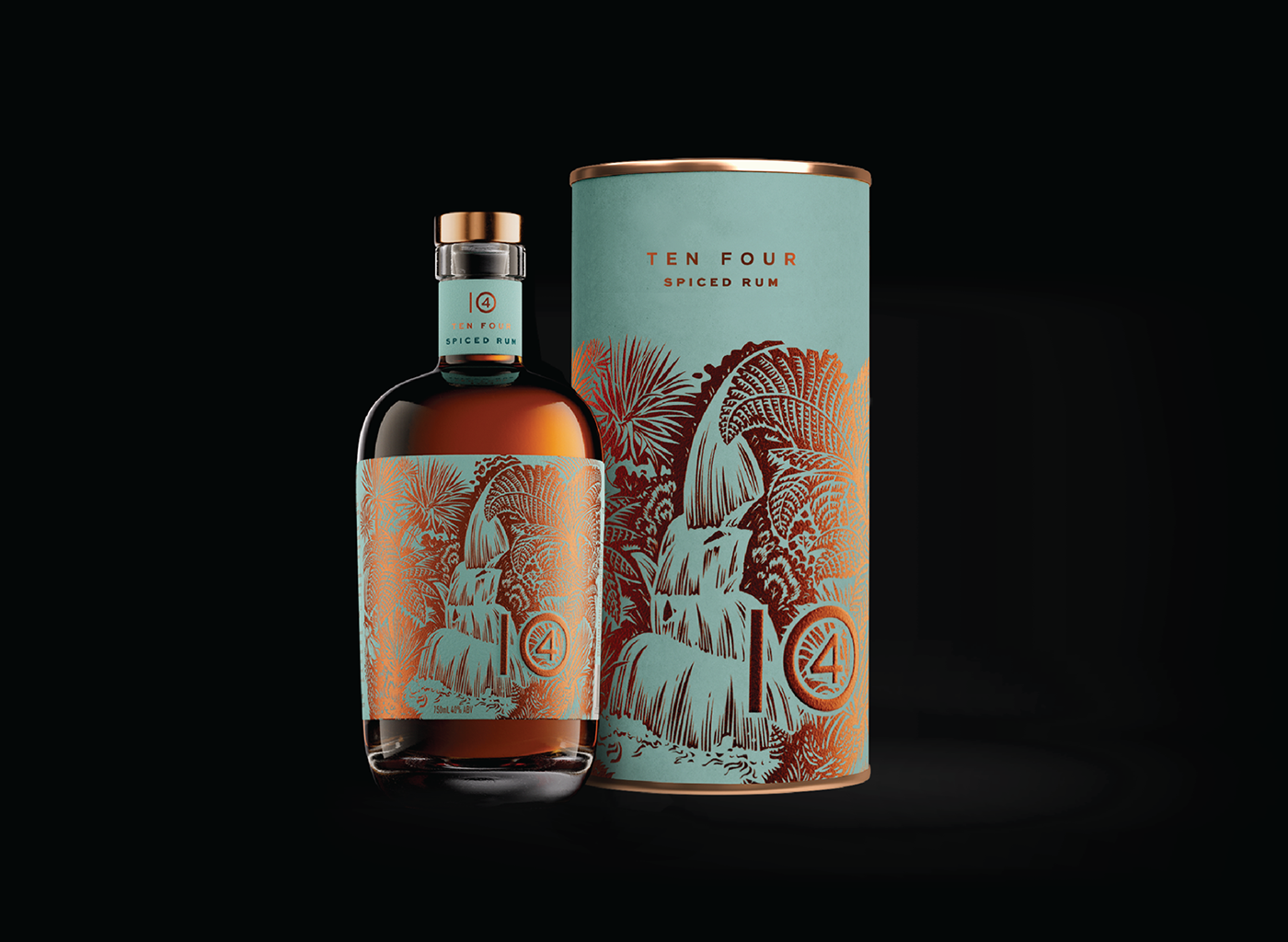 十四朗姆酒的品牌包裝設(shè)計(jì)是對(duì)新西蘭自然美景的慶祝
