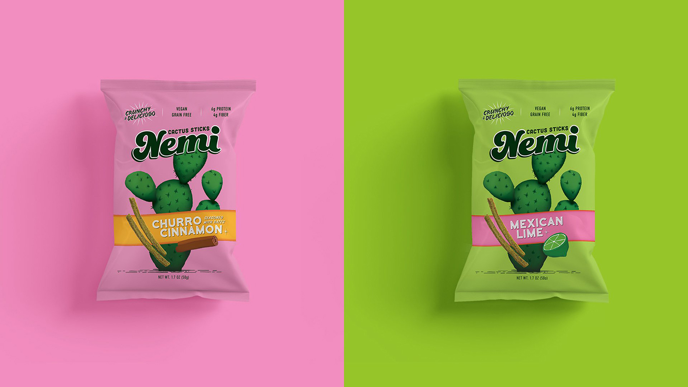 內(nèi)米小吃的美味包裝設(shè)計包裝了充滿了文化特征